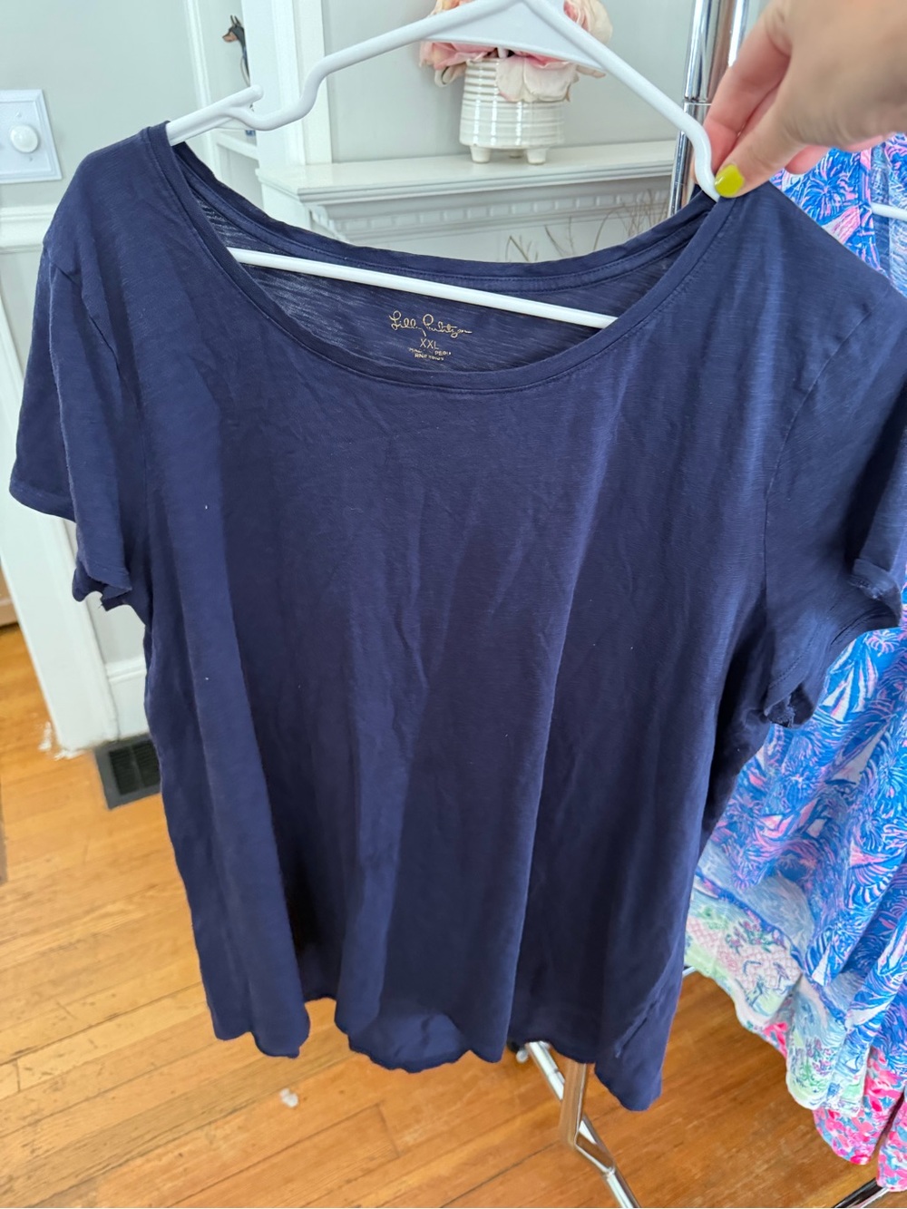 Lilly Pulitzer Navy Short Sleeve Crewneck Tee